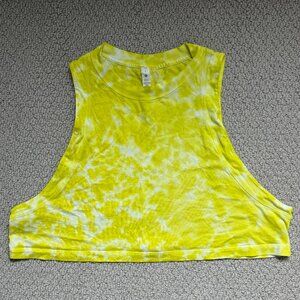Lululemon All Yours Cropped Cotton Tank Top *Tie Dye
